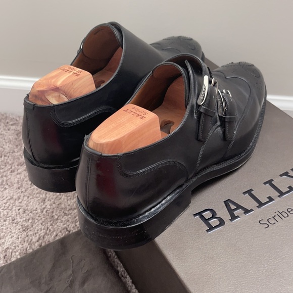 Bally Scribe premium leather shoes made in Switzerland.  10 size. Carefully used main image 5